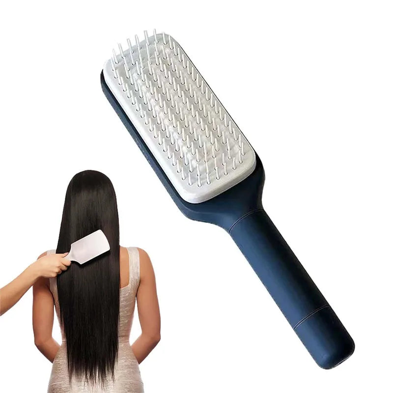 Rotatable Self-Cleaning Air Cushion Massage Comb