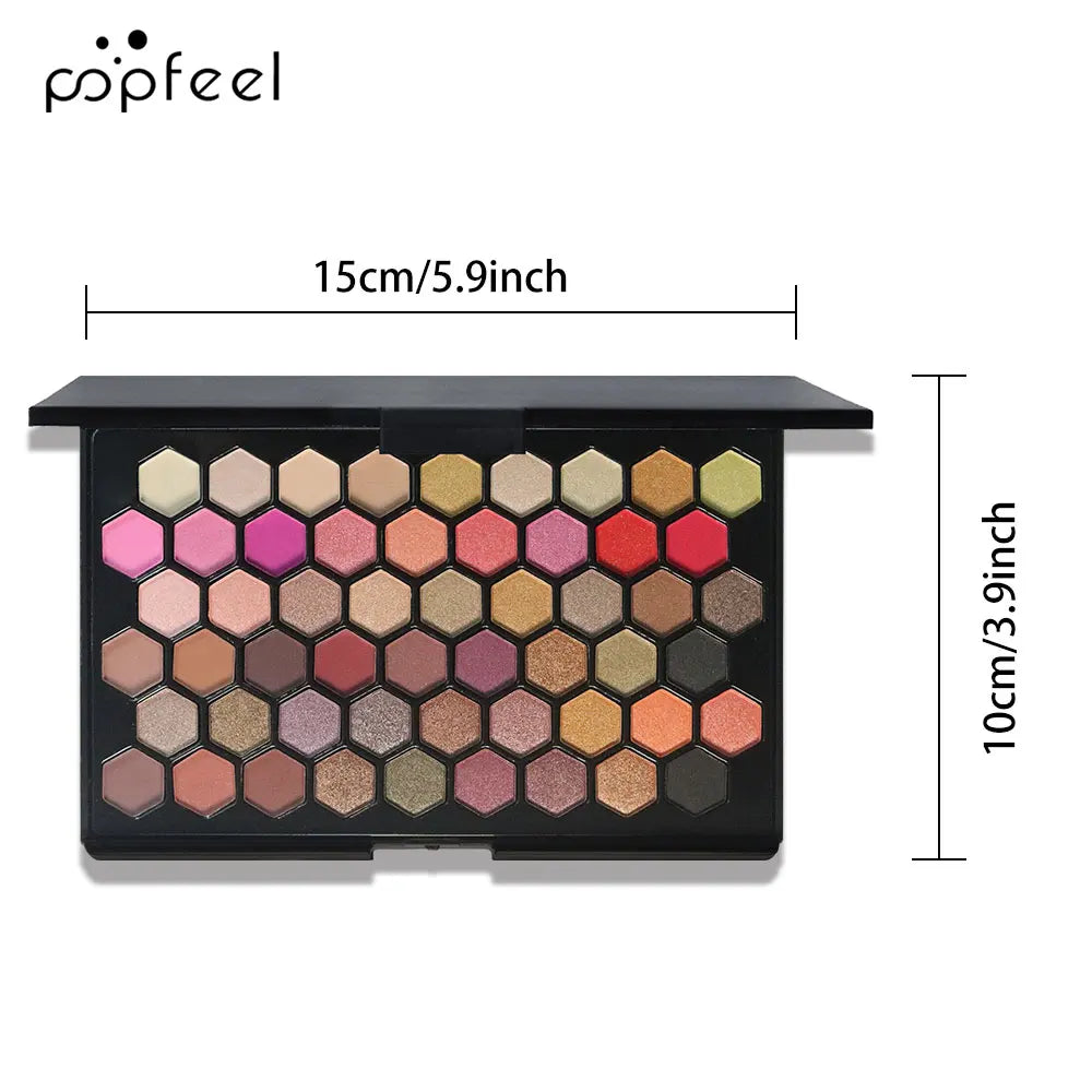 54 Colors Matte & Fine Glitter Eyeshadow Palette