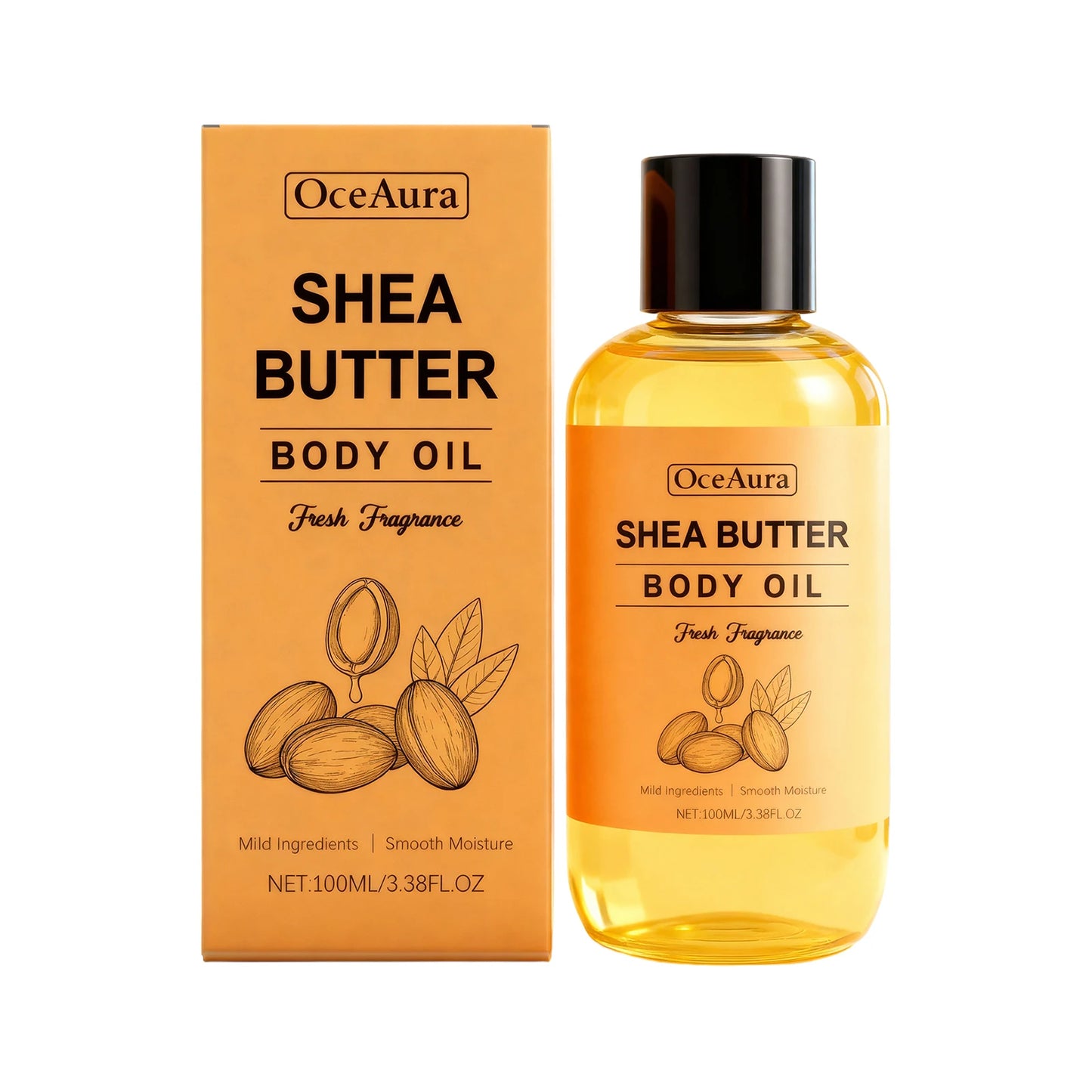 Shea Butter Moisturizing Body Oil