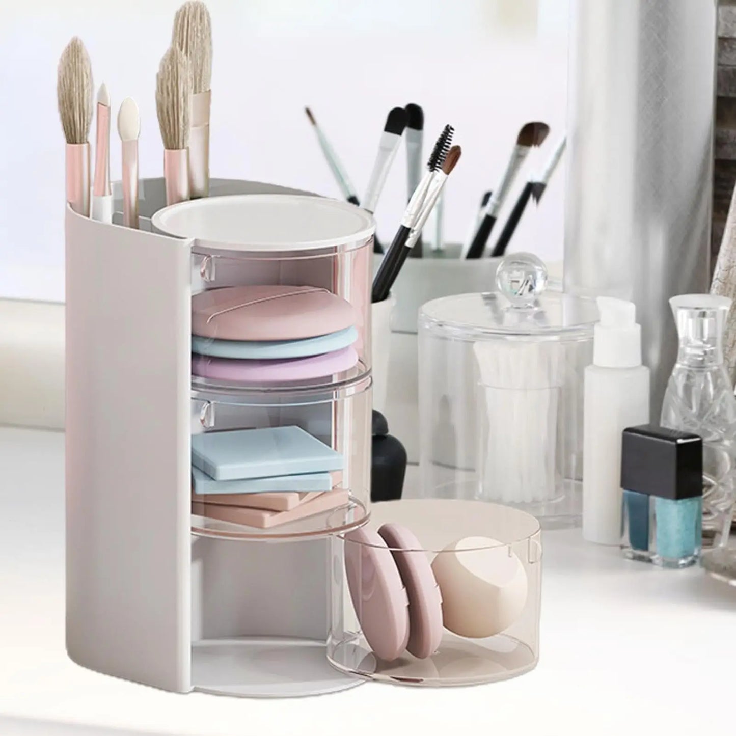 Rotating Cosmetic Organizer