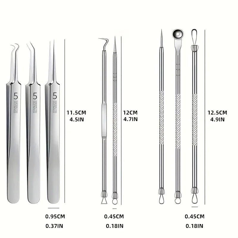 8-Piece Blackhead Remover Kit