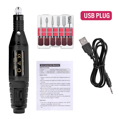 Professional Electric Nail Drill Machine Set