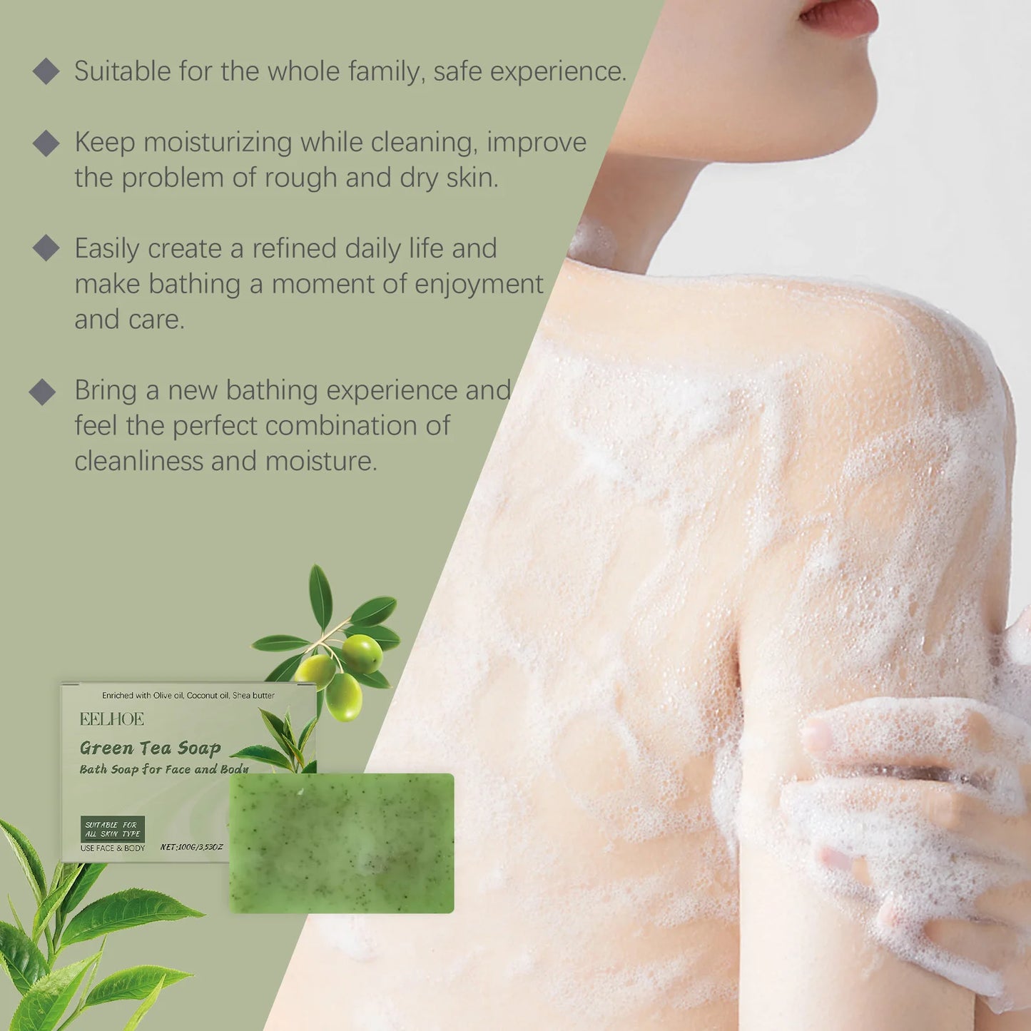 Green Tea Deep Cleansing Soap