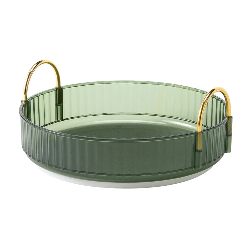 360° Rotating Transparent Makeup Organizer