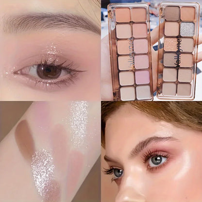 Twelve-Color Earth Tone Eyeshadow Palette