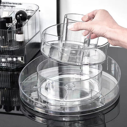 360° Rotating Acrylic Cosmetic Organizer