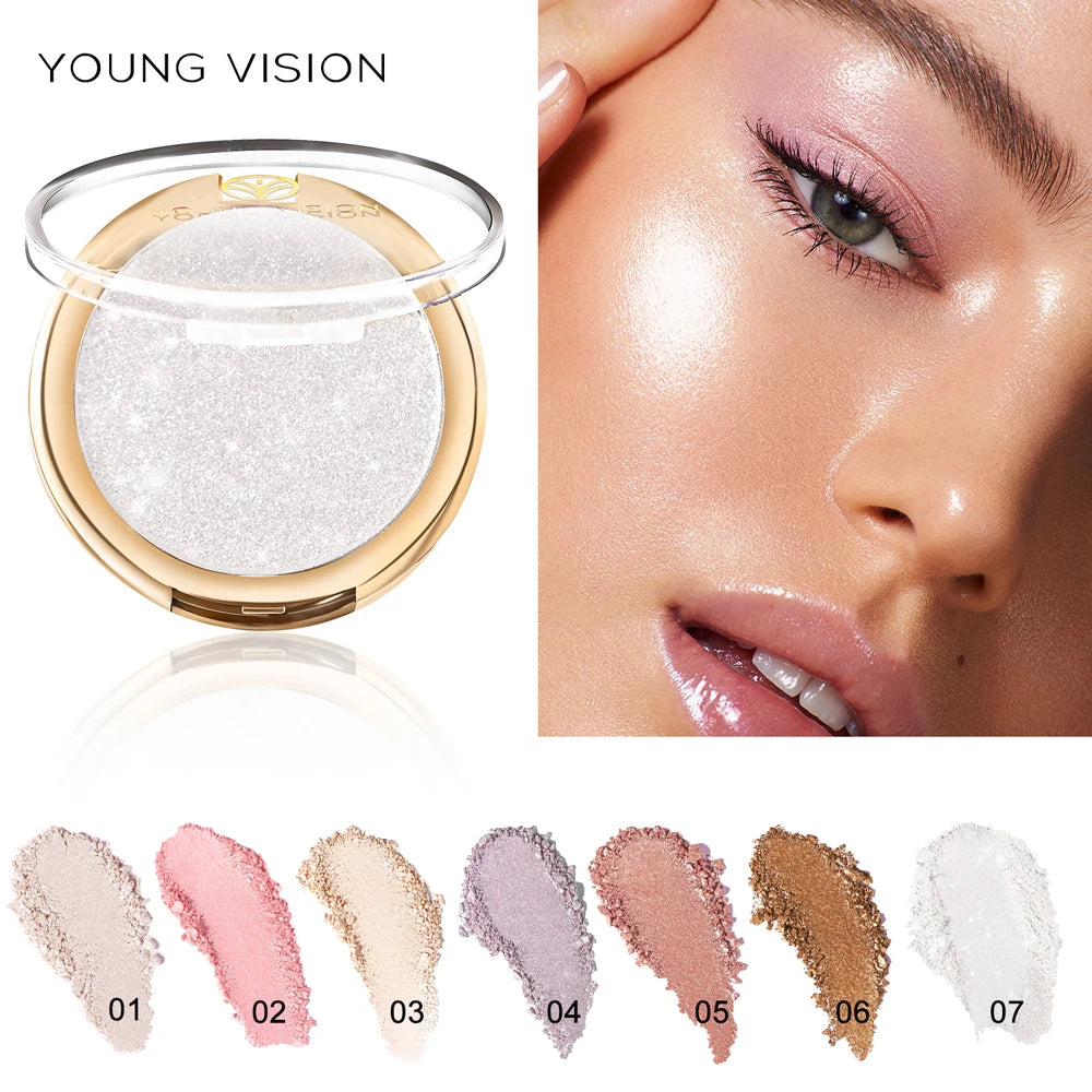 Polarized High-Gloss Highlighting Powder