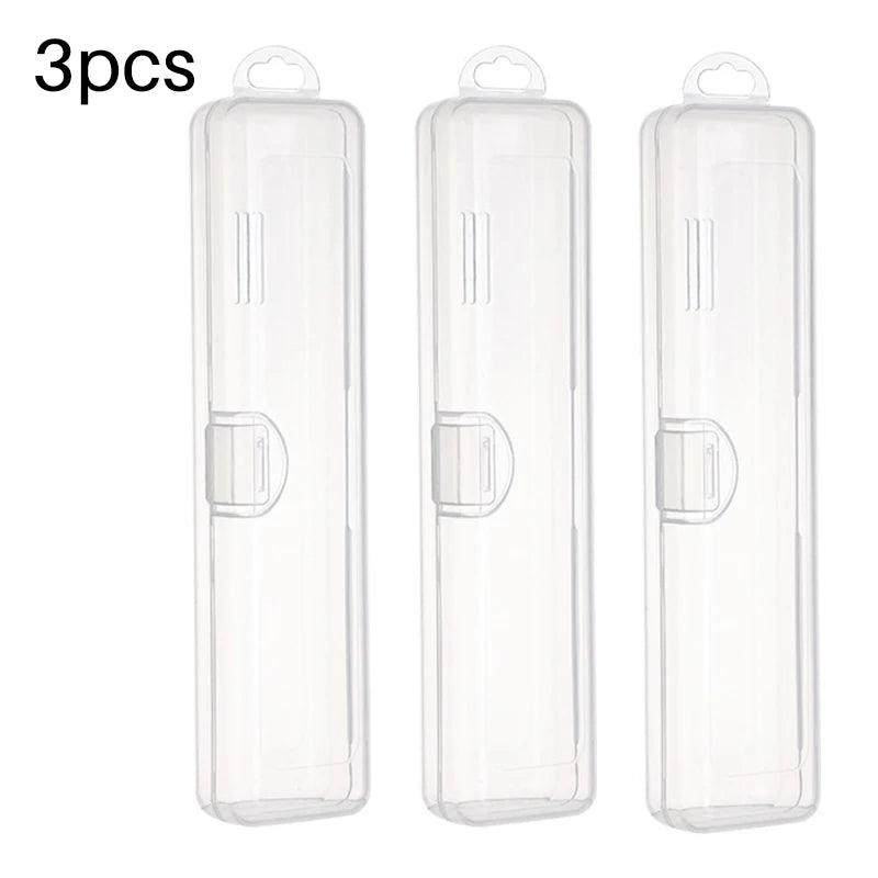 Transparent Makeup Brush Storage Box