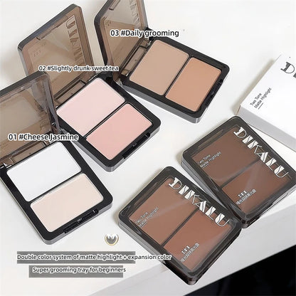 Dual-Color Matte Highlighter and Contour Palette