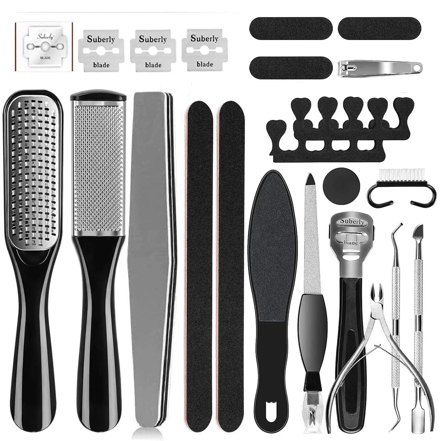 Professional Stainless Steel Pedicure Kit Set