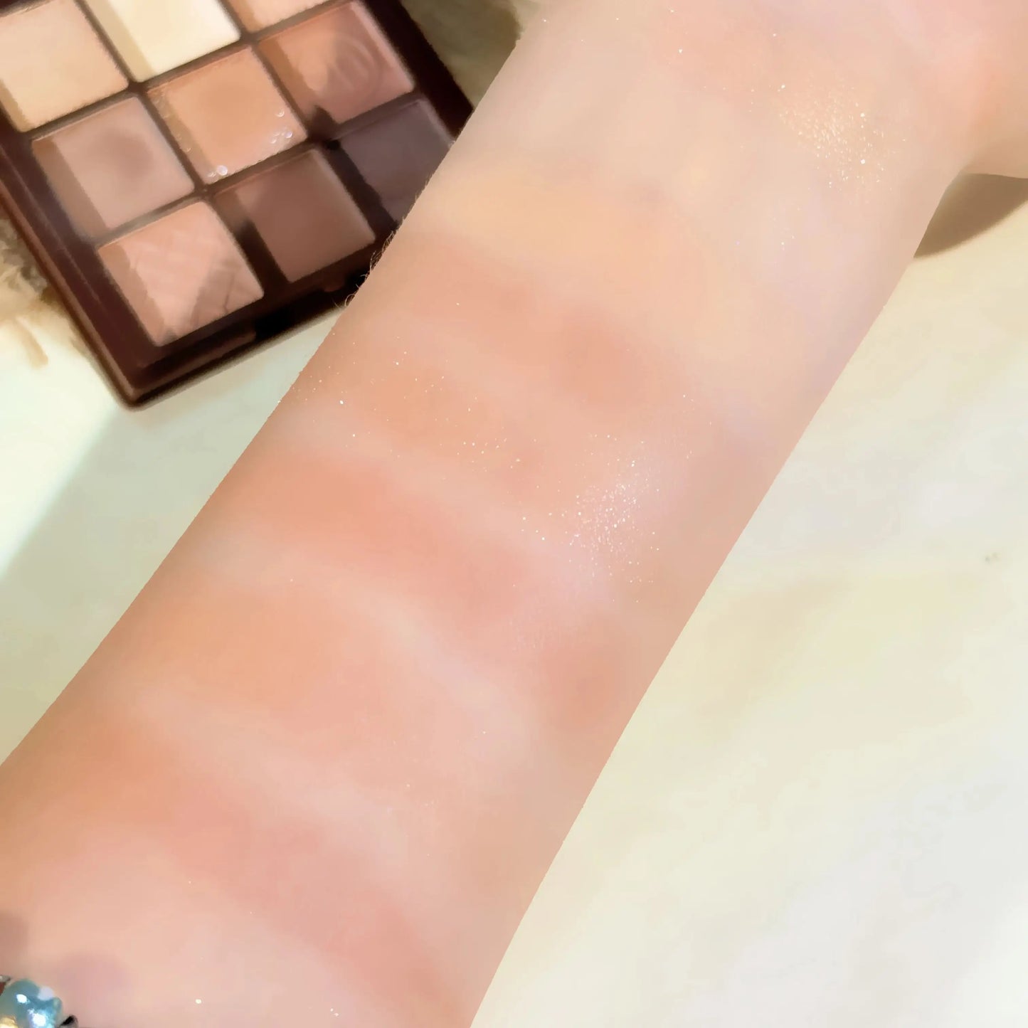 Nine-Color Chocolate Warm Brown Eyeshadow Palette