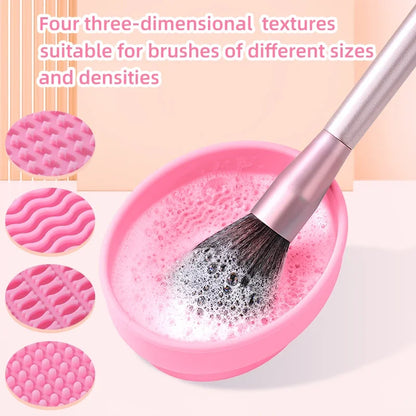 Silicone Makeup Brush Washing Bowl
