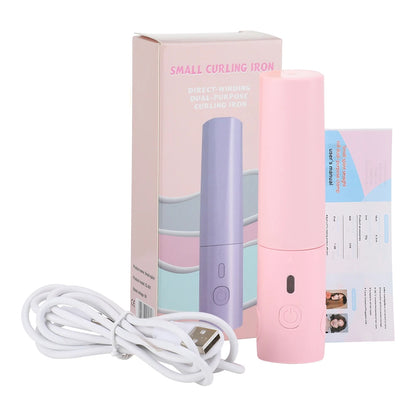 Portable USB Mini Hair Straightener and Curler