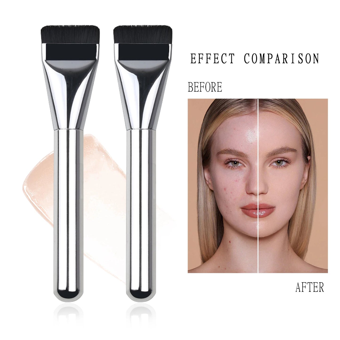 Ultra-Thin Flat Foundation Brush