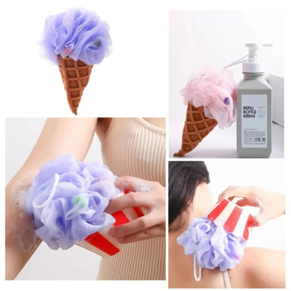 Ice Cream Mesh Body Scrubber