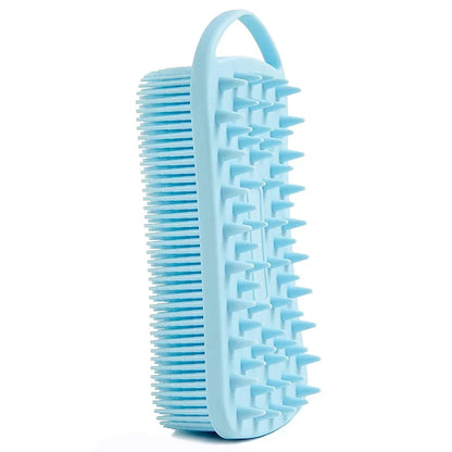 Double-Sided Silicone Shower &amp; Scalp Brush