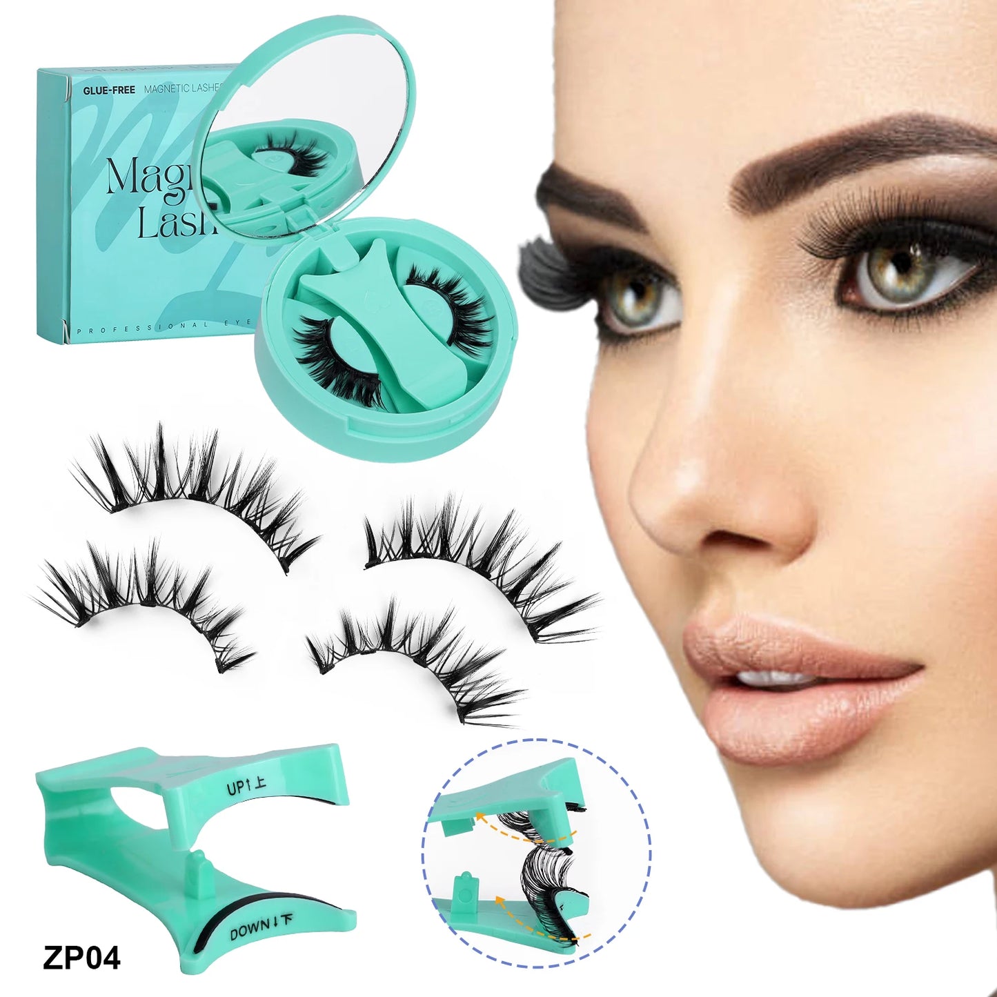Reusable Magnetic False Eyelashes