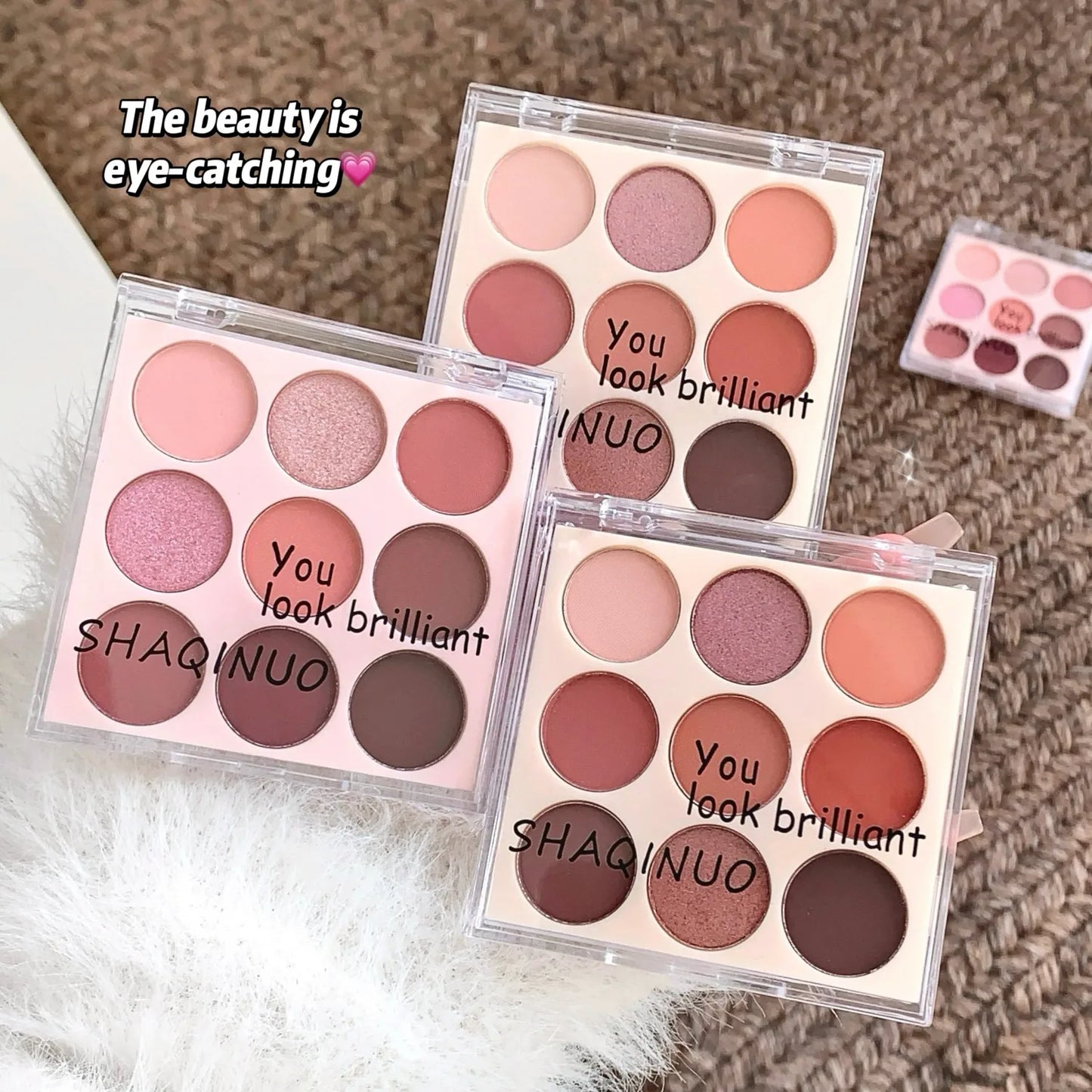 Nine-Color Matte Eyeshadow Palette