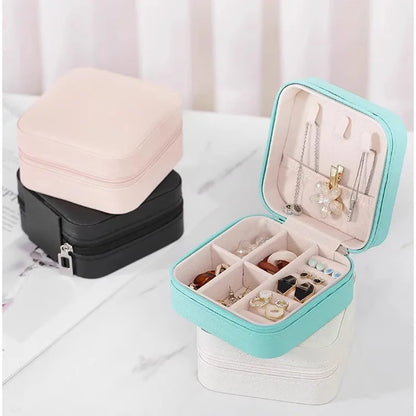 Mini PU Leather Jewelry Storage Box