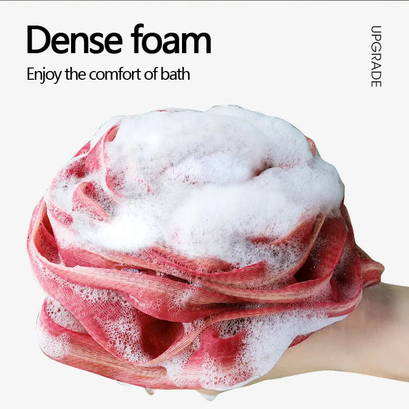 Rose-Shaped Foaming Bath Sponge Puff