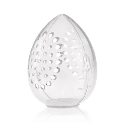 Egg-Shaped Makeup Sponge Storage Box