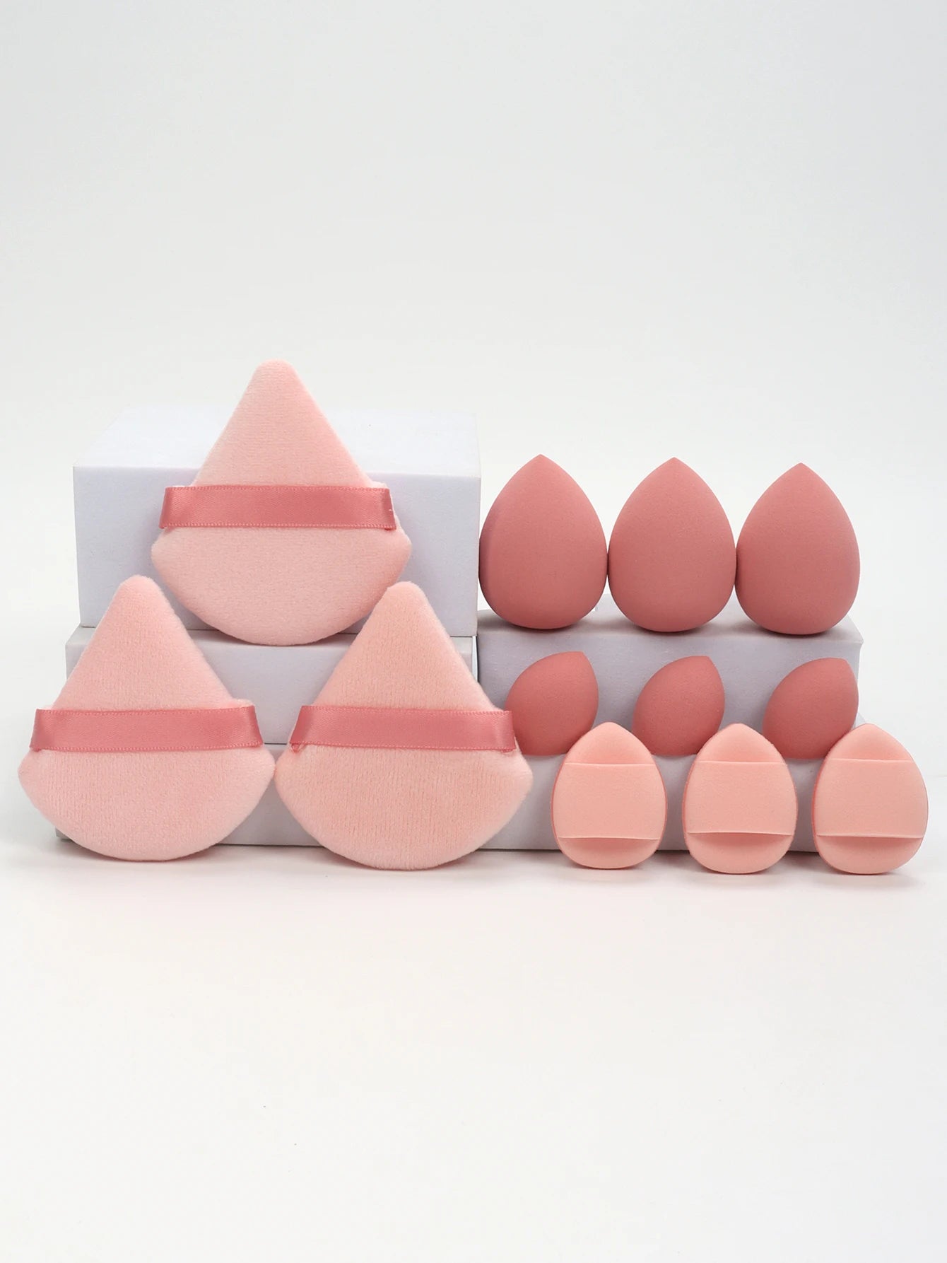 12-Piece All-Purpose Makeup Sponge and Puff Set