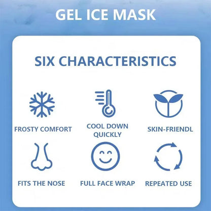 Reusable Hot Cold Gel Face Cooling Mask