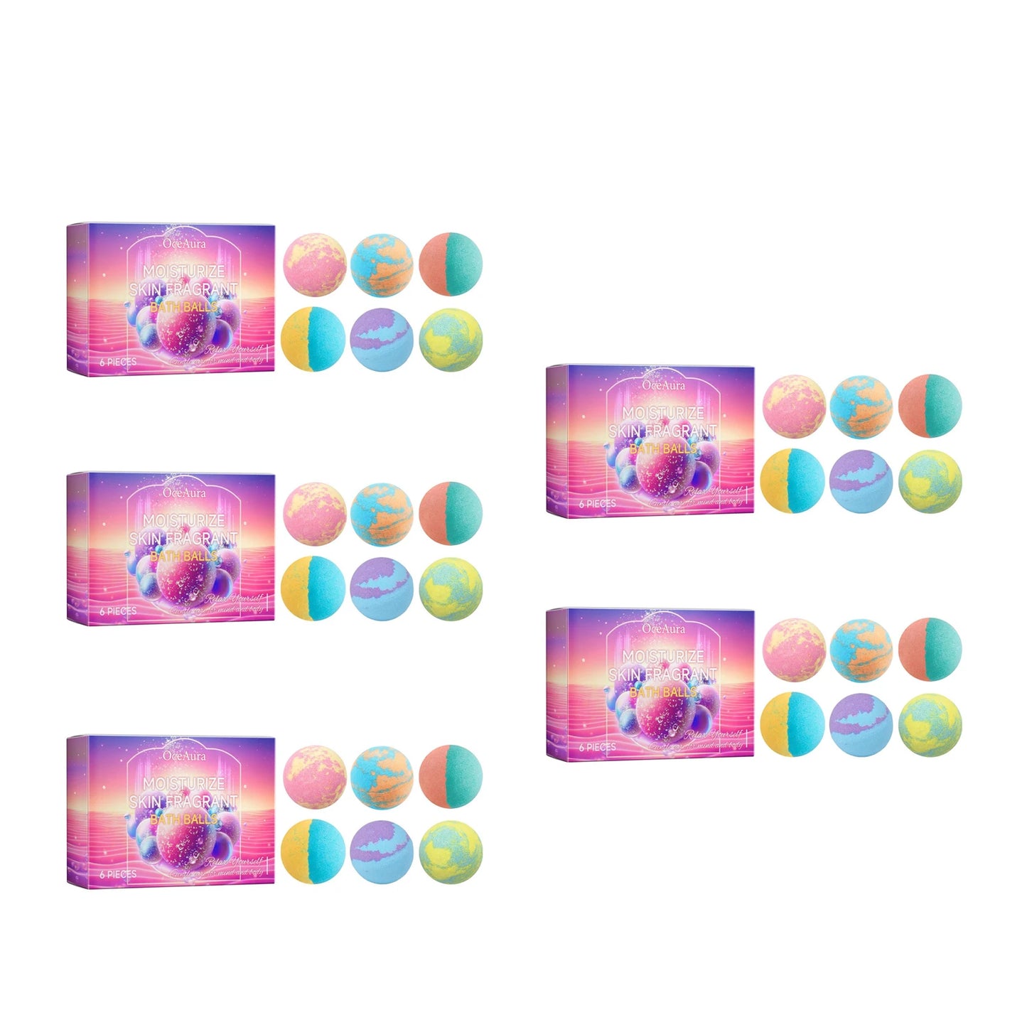 Aromatherapy Lavender Rosemary Bath Bombs