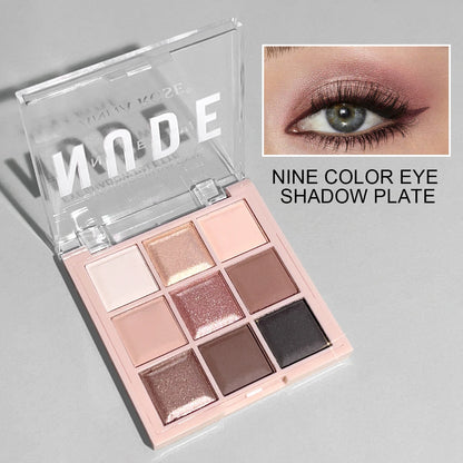 Nine-Color Milk Tea Eyeshadow Palette