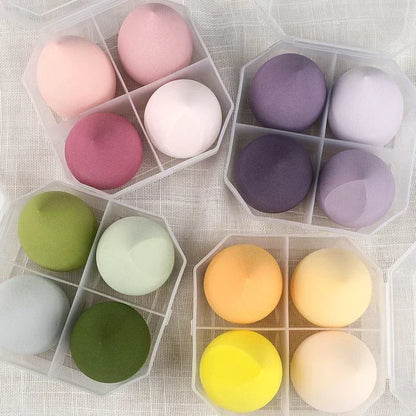 4-Piece Beauty Egg Makeup Sponge Set