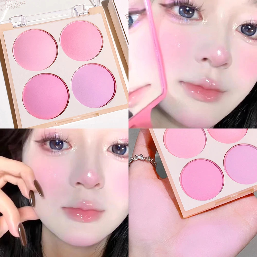 Four-Color Warm Blush Palette
