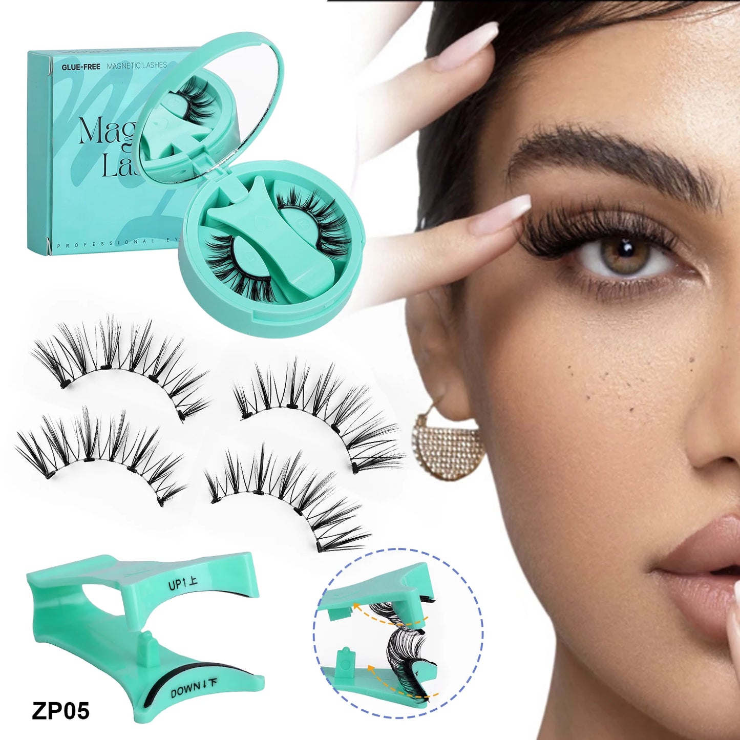 Reusable Magnetic False Eyelashes