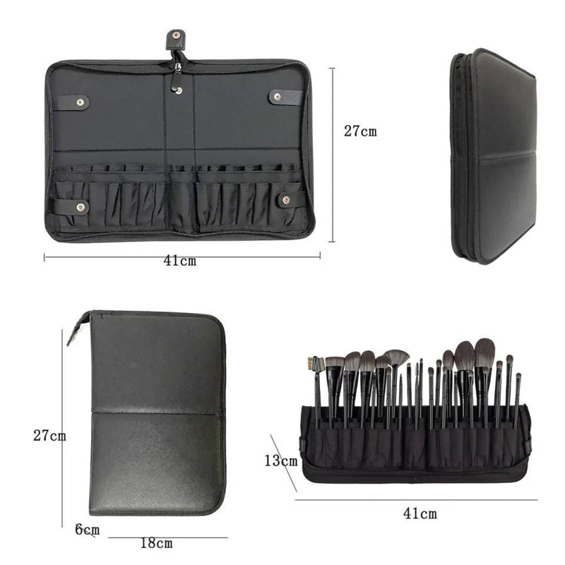 Foldable Waterproof Makeup Brush Bag