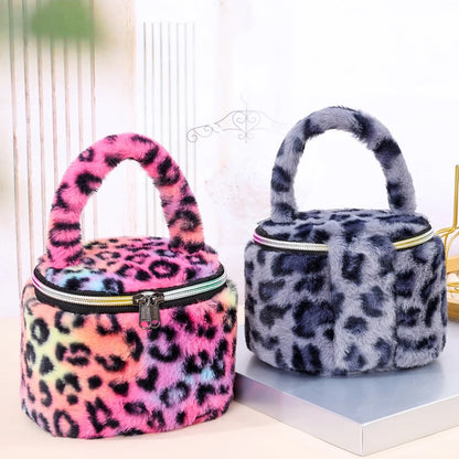 Large Capacity Leopard Makeup Bag