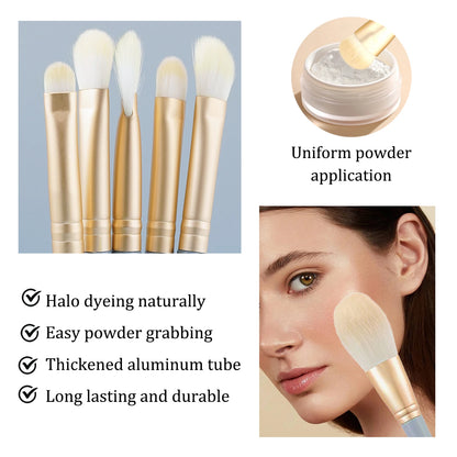 Ten-Piece Ultra-Soft Makeup Brush Set