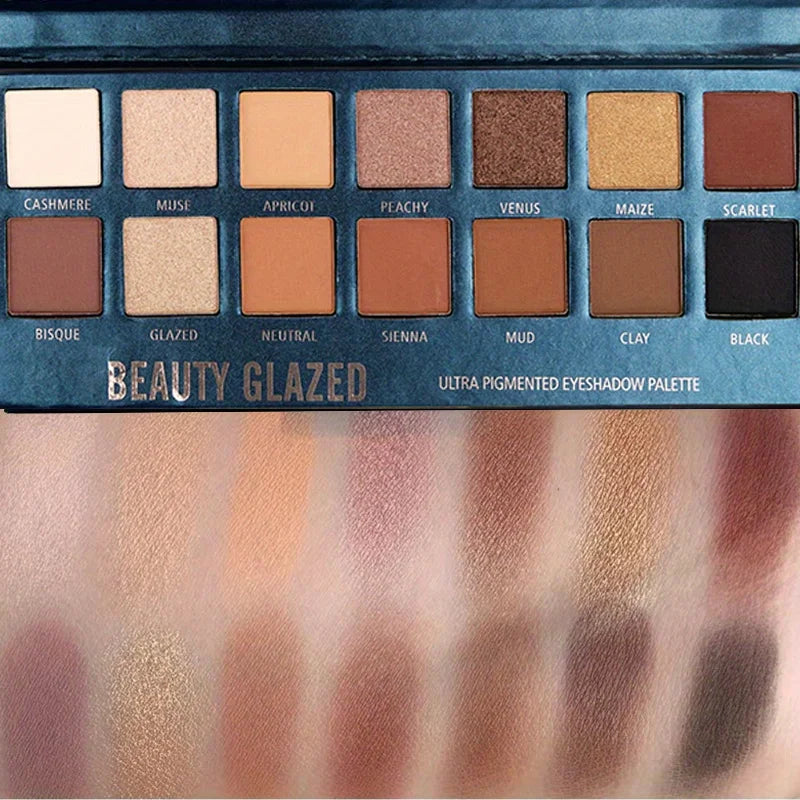 14-Color Matte Nude Eyeshadow Palette