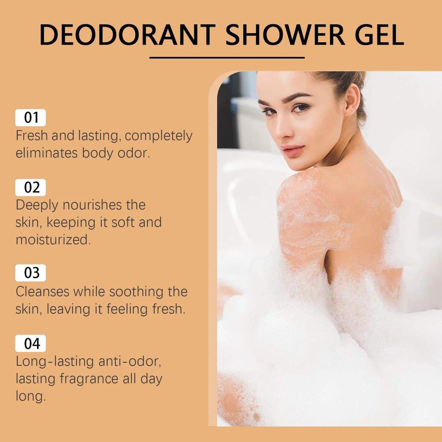 Persimmon Deodorizing Shower Gel