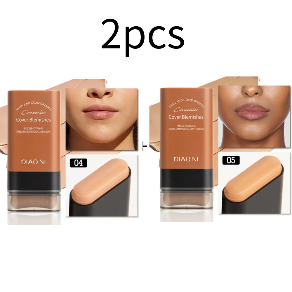 Dual-Head Moisture Foundation Stick