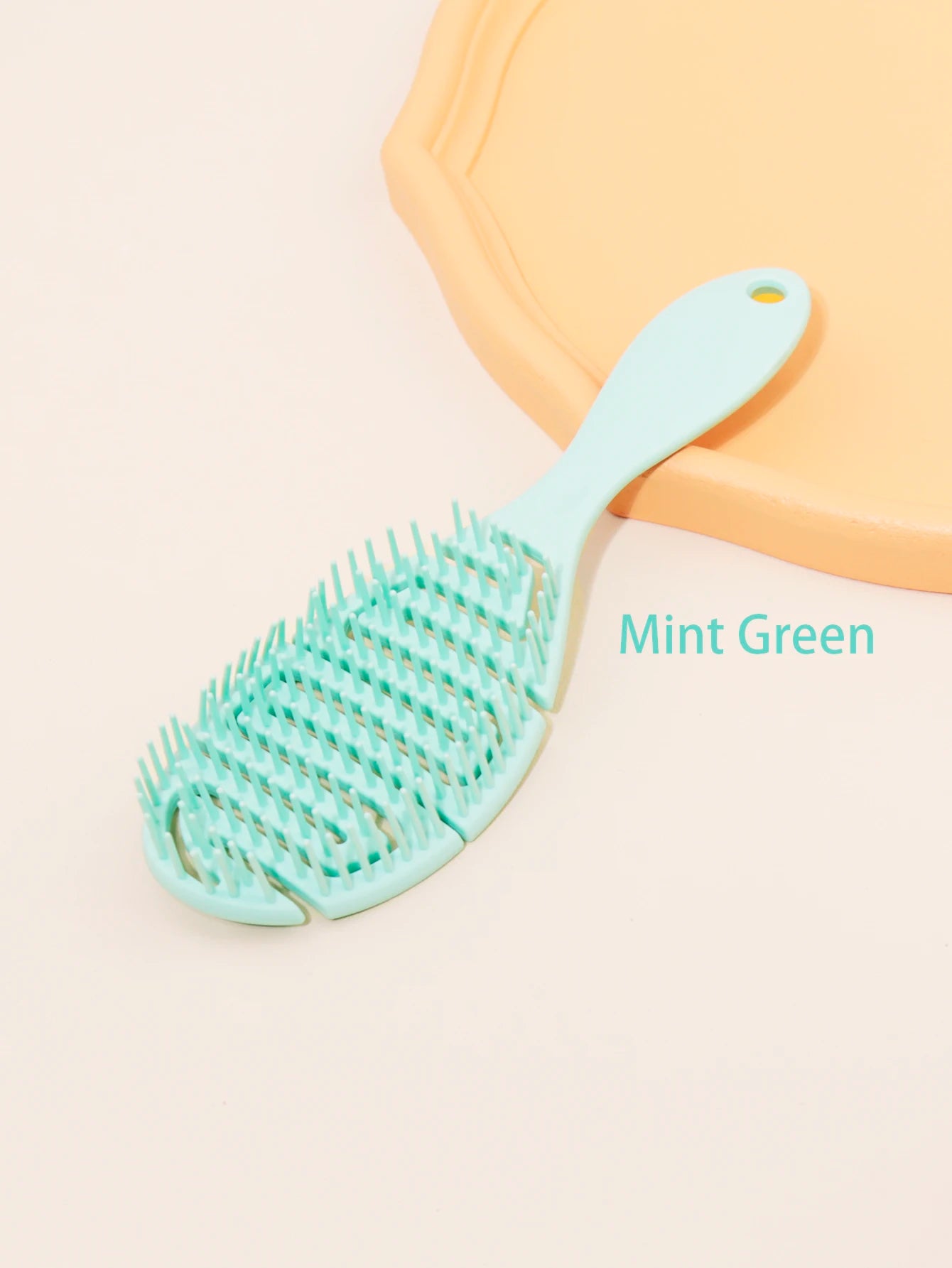 Hollow Ribbed Oval Scalp Massage Comb