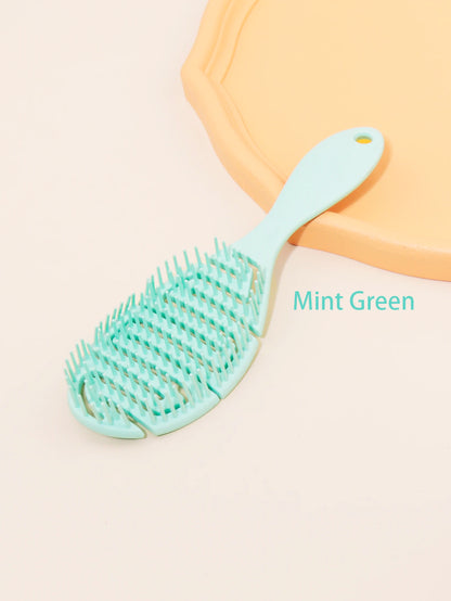 Hollow Ribbed Oval Scalp Massage Comb