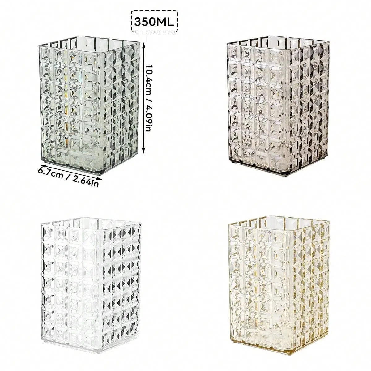 Transparent Makeup Brush Holder Cosmetic Organizer