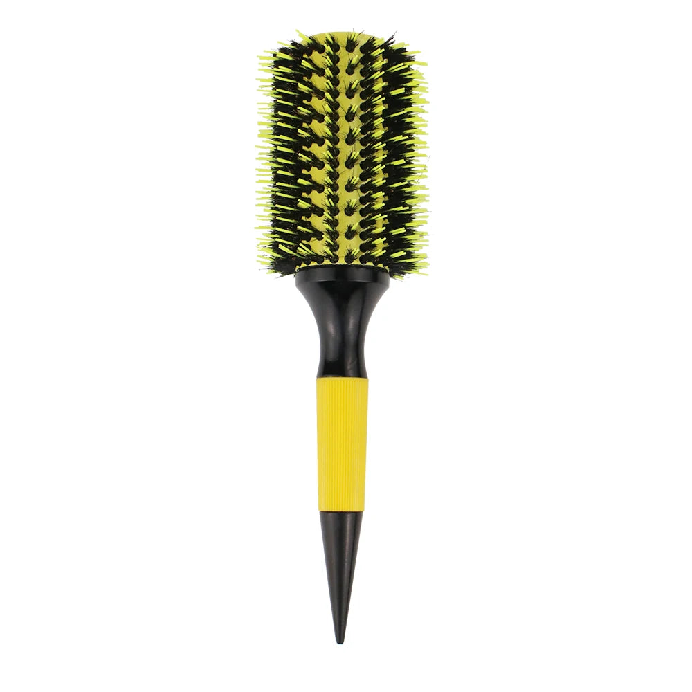 Volumizing Roller Brush with Boar Nylon Bristles