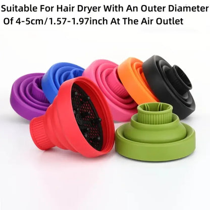 Universal Silicone Hairdryer Diffuser Cover