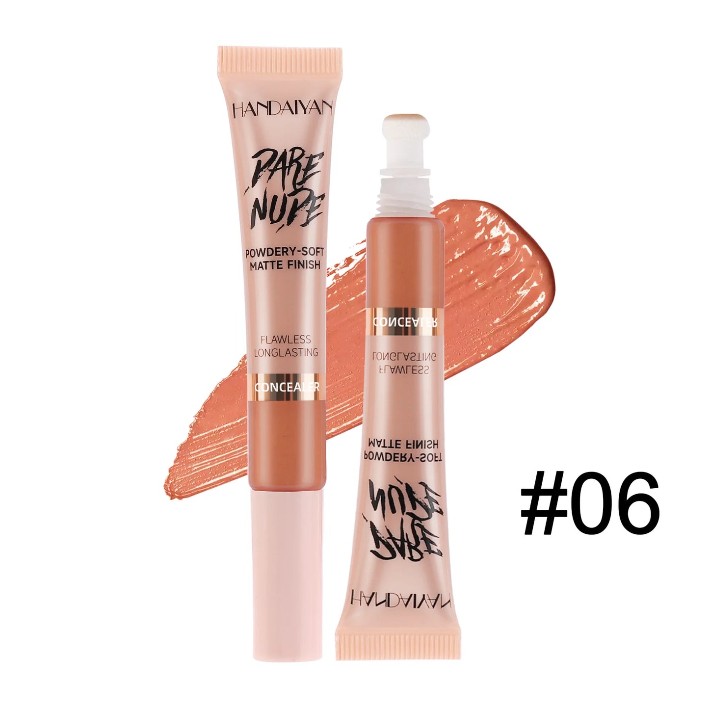 Liquid Concealer with Soft Sponge Brush
