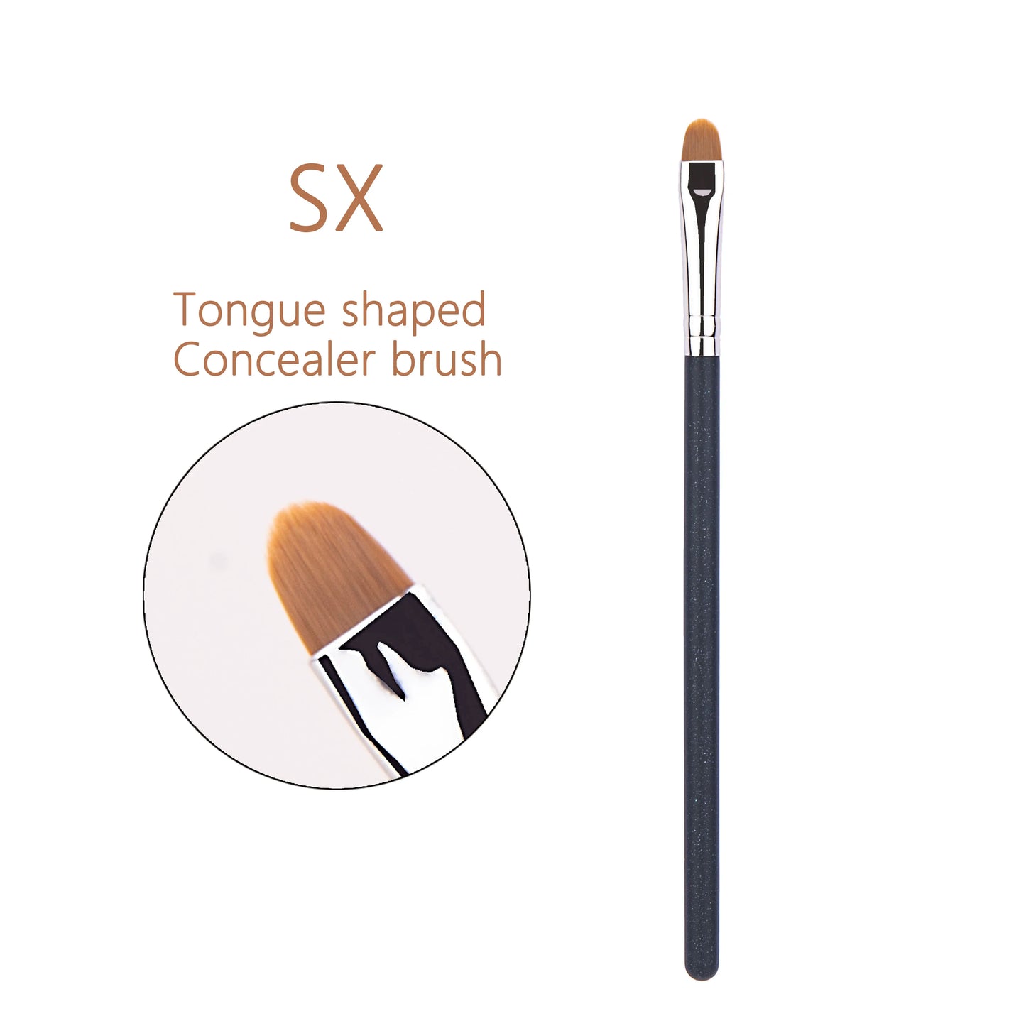 Ultra-Thin Flat Eyebrow and Eyeliner Brush