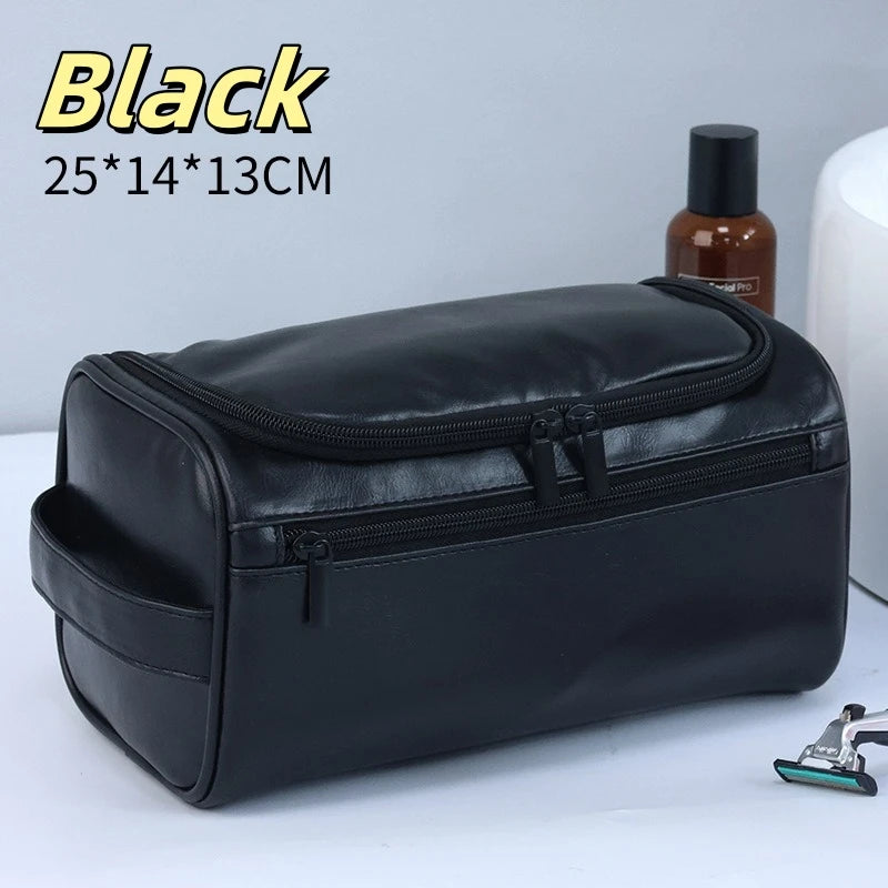 Large-Capacity Waterproof PU Travel Toiletry Bag