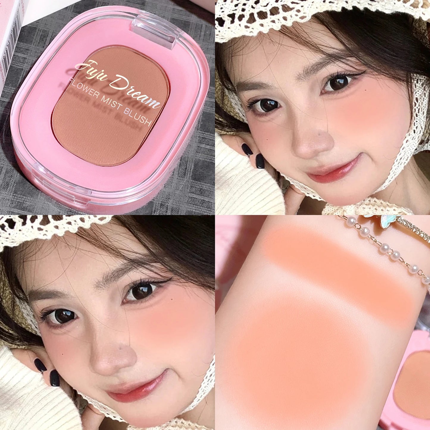 Monochrome Matte Flower-Mist Blush