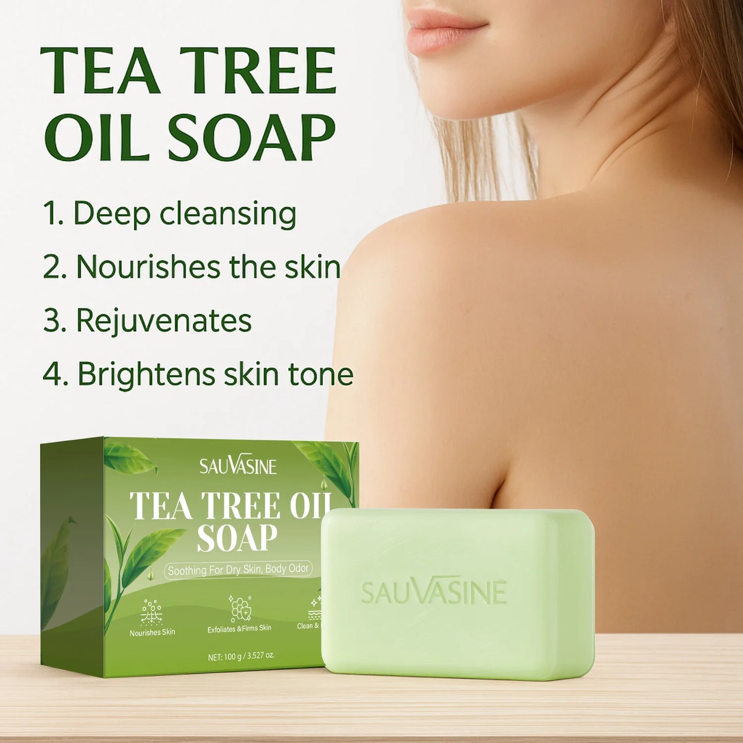 Tea Tree Deep Cleansing Soap Bar