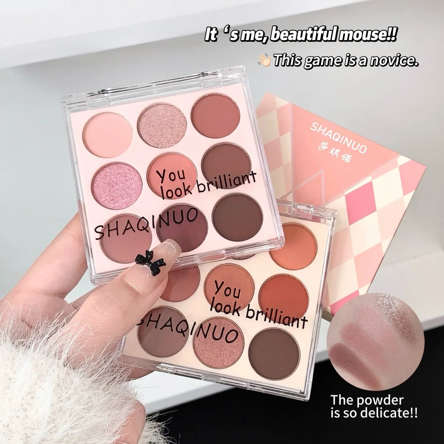 Nine-Color Matte Eyeshadow Palette