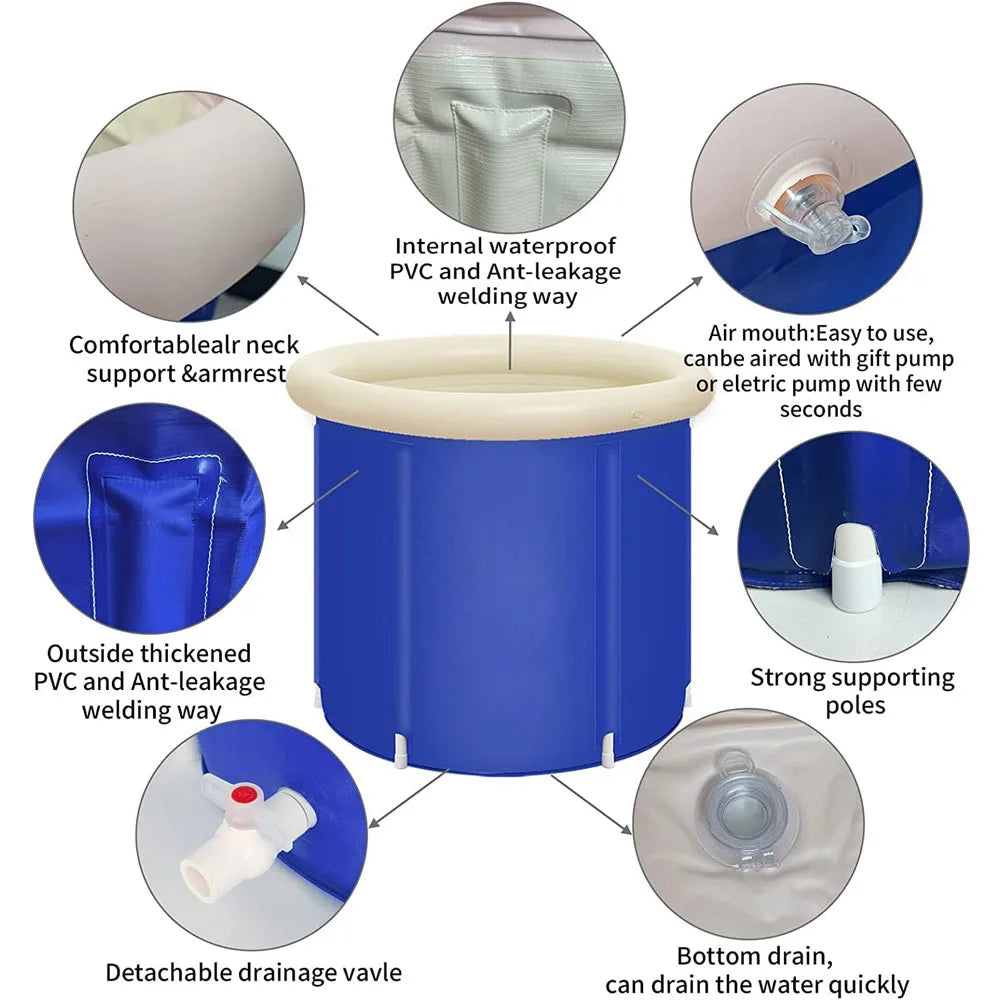 Portable Collapsible Ice Bath Tub